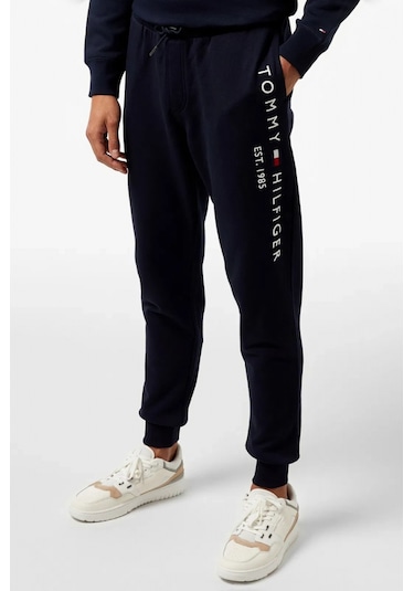 Tommy Hilfiger Basıc Branded Sweatpants Erkek Mavi Eşofman Altı Mw0mw08388dw5 Mavi