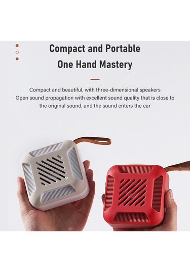 Mufunye G5 Su Geçirmez Bluetooth Hoparlörü - Taşınabilir, Süngerli, Mikrofonlu免提arama, 36 Saat Çalma Süresi, Ev/outdoor Kullanımı, Ten Rengi