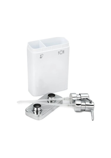 Prımanova Mutfak İçin Çiftlı 900 Ml Bulaşık Deterjanı Dispenserı 191233151 Soğuk Beyaz