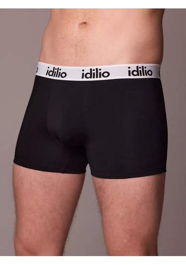 Idılıo Pamuklu 3'lü Boxer Set 158850768 Siyah