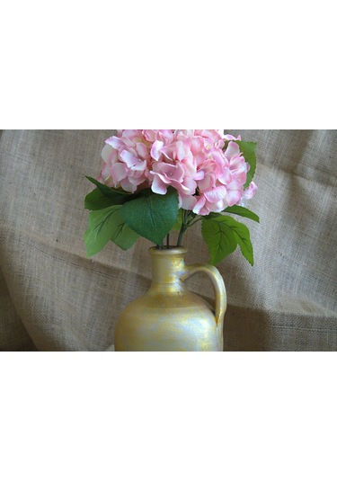 Gold Çömlek Vazo Toprak Vazo Dekoratif Vazo Kuru Çiçeklik Vazo