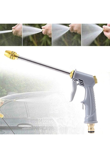 Yüksek Basınçlı Su Hortumu Ucu Uzun Sprey Ucu Bahçe Hortumu