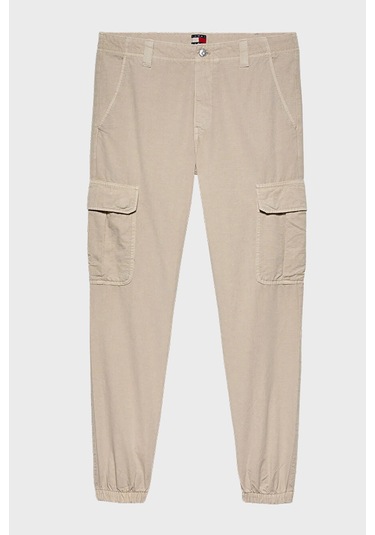 Tommy Jeans Erkek Pantolon Dm0dm20284 Acg Bej Bej