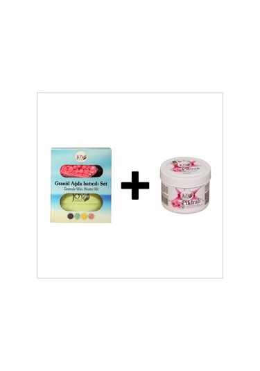 JOY WAX GRANÜL AĞDA ISITICI SET PUDRALI+KALIP AĞDA PUDRALI80ML