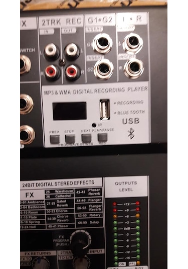 Biema Mx-12T 10 Kanal Profesyonel Efektli Deck Mixer