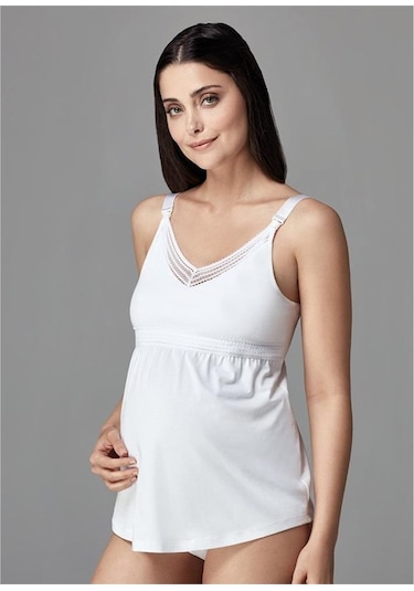 Eros Ersk510 Lohusa Atlet - Beyaz Beyaz