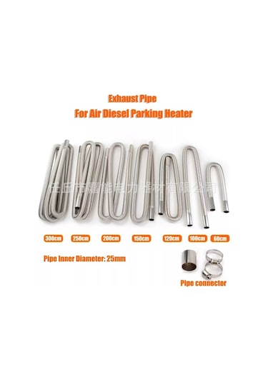 Suofeng Dayanıklı Paslanmaz Çelik Egzoz Borusu Ve Susturucu - 60-300cm Spiral Esnek Model