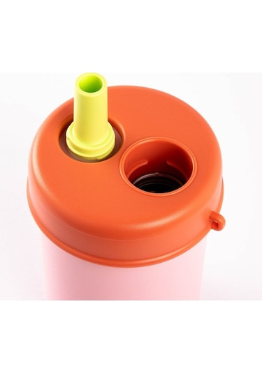 Tantitoni Pembe 2si 1 Arada Kapaklı Termos Bardak 480ml