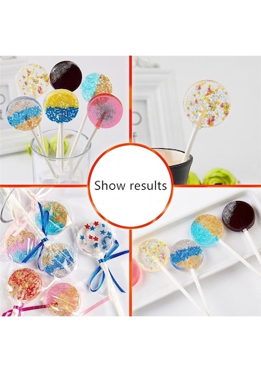 12 Kapasiteli Dıy Silikon Lolipop Çikolata Kalıpları Style 3 Diğer