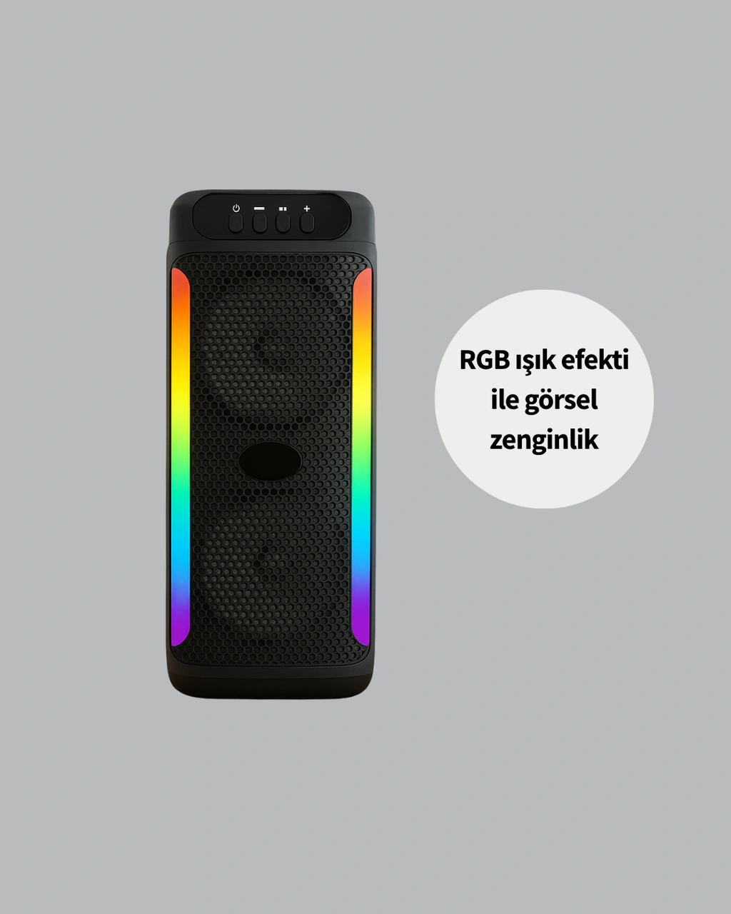 Pg4261 Hoparlör Rgb Işıklı Çift Hoparlörlü
