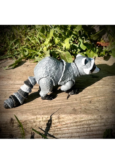 Rakun Oyuncak 3d Hareketli Organik Vip Model - Büyük Boy