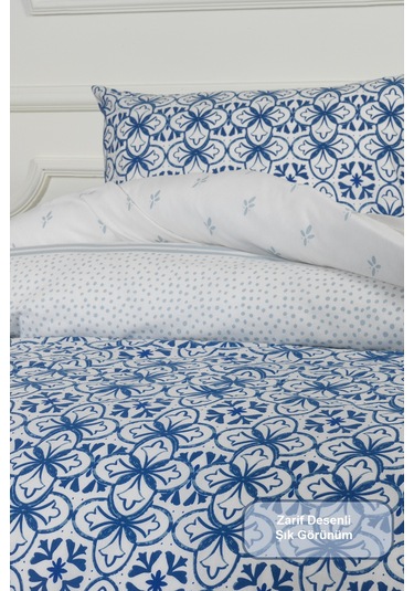 Elart Lena Nevresim Takımı Çift Kişilik Lastikli Çarşaf 200x220 Cm Renksiz