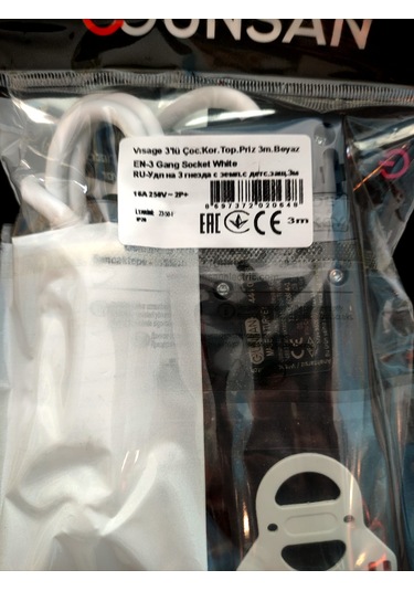 Günsan 3 Metre 3'lü Grup Priz