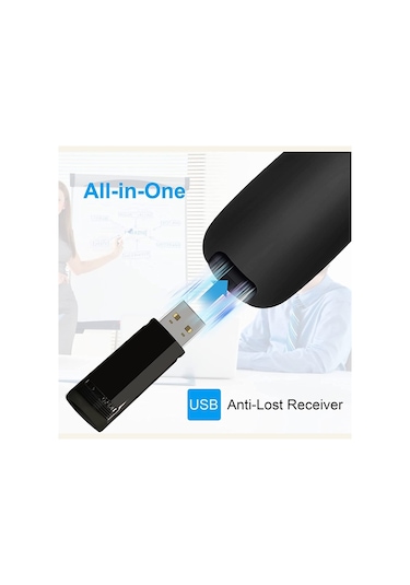 R400 Lazer Sunum Kumandası 2.4 Ghz Usb + 2 Adet Pil