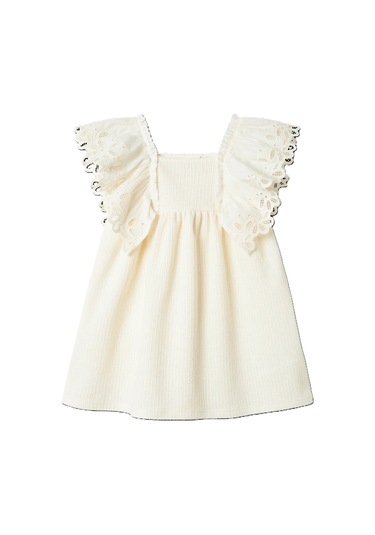 Name It Nmffrıjo Ss Kız Çocuk Elbise 13241101 Ekru
