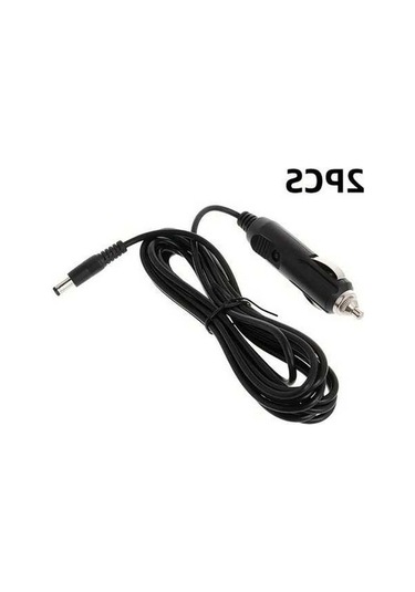 Trendooze 2 Adet 12v Araç Şarj Kablosu 150cm 5a Sigortalı Oto Çakmaklı Adaptör Gaojunshop01