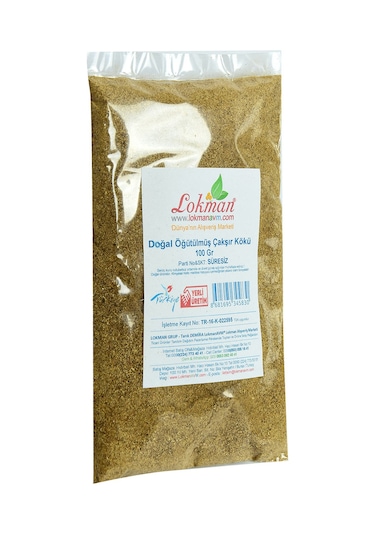 Lokman Doğal Öğütülmüş Çakşır Kökü 100 G