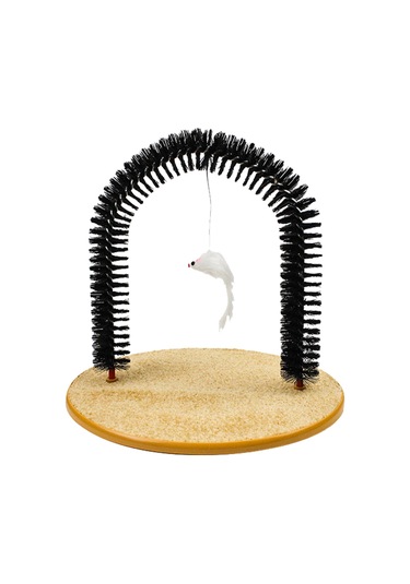 Vkemall Kedi Otomatik Masaj Ve Kaşıntı Alatı - Kedi Yırtıcı Tırmık, Pijama Malzeme, Kedi Nane Dahil, Yükseklikli Kedi Aracı