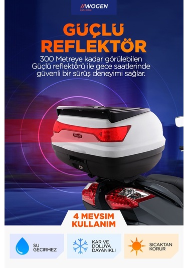 Wogen Wg41 Arka Çanta 41 L Basic Beyaz Beyaz