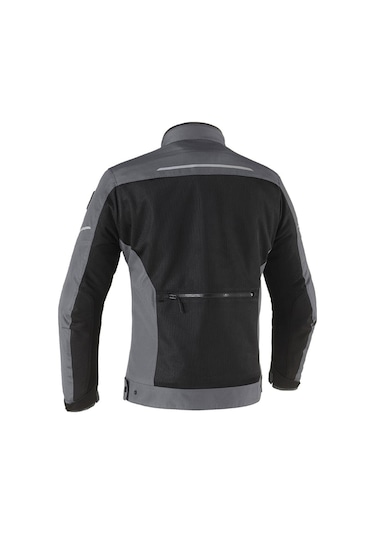 Clover Netstyle-3 Wp Korumalı Motosiklet Montu Siyah Gri Kırmızı