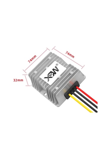 Sones Xwst Dc 12/24v - 5v Dönüştürücü Kademeli Araç Güç Modülü, Özellikler: 12/24v - 5v 20a Büyük Alüminyum Kabuk