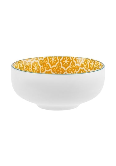 Karaca  Floral Sarı Round Çerezlik 10 cm