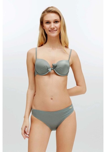 U.S. Polo Assn. Kadın Haki Bikini Takım