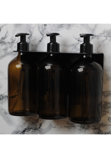 3'lü Set Sıvı Sabunluk, Banyo Şampuanlık , Duş Jelilik, Sıvı Yağ