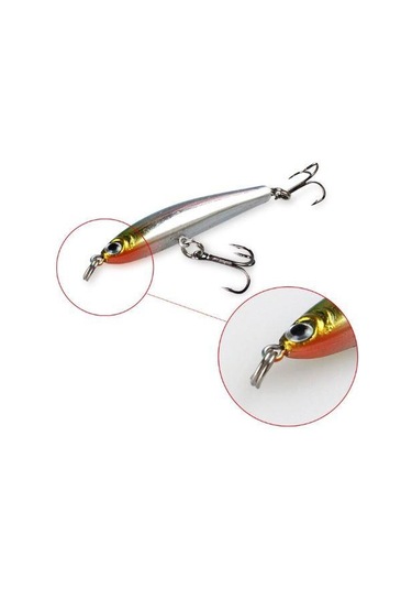 Profisher 5 Li Set Sert Yapay Balık Yem 3.5g 5 CM Bölmeli Kutu İç