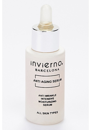 Invierno Barcelona Llc. Yaşlanma Kırışıklık Önlemeye Yardımcı Nemlendirici Anti Aging Serum Hyaluronik Asit Collagen 30ml