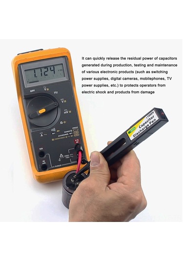 Yifomall 1000v Taşınabilir Kapasitör Deşarj Kalemi - Hızlı Ve Güvenli Ac/dc Boşaltma Aracı