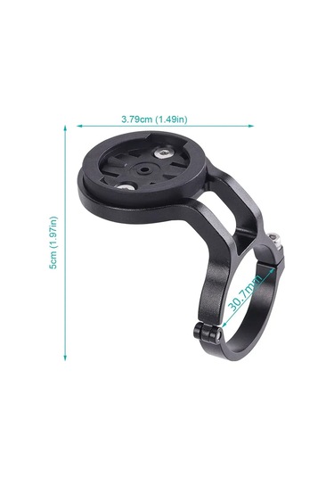 Youtek Hafif Ve Dayanıklı Bisiklet Bilgisayarı Tutucu - Kolay Kurulum, Evrensel Uyumlu Siyah