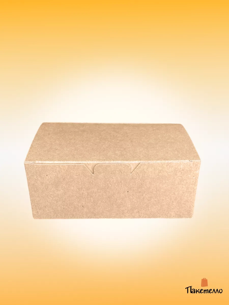 Paketello Atıştırmalıklar İçin Kraft Kutu Box L - 150x91x70mm, 50 Adet 148186912 100 adet