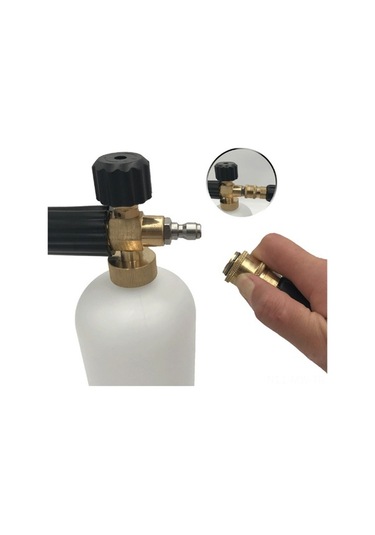 Novahub Yüksek Basınçlı Araç Yıkama Seti: Köpük Tabancası, 5 Nozul, Abs+metal, Hızlı Bağlantı