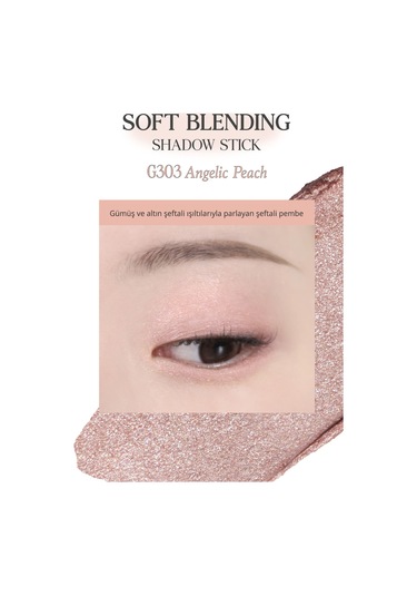Clio Soft Blending Shadow Stick G303 Angelic Peach