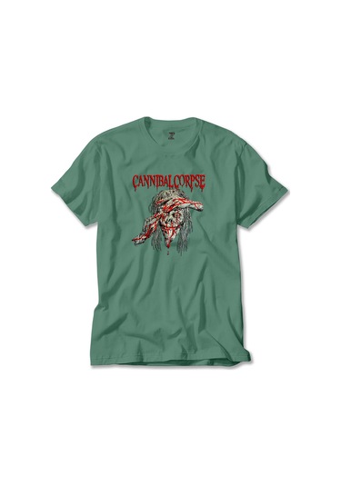 Cannibal Corpse Eyes Yeşil Tişört Yeşil