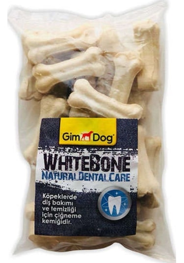 Gimdog Mordimi Press Beyaz Kemik Köpek Ödülü 5 CM 25'li 180 G