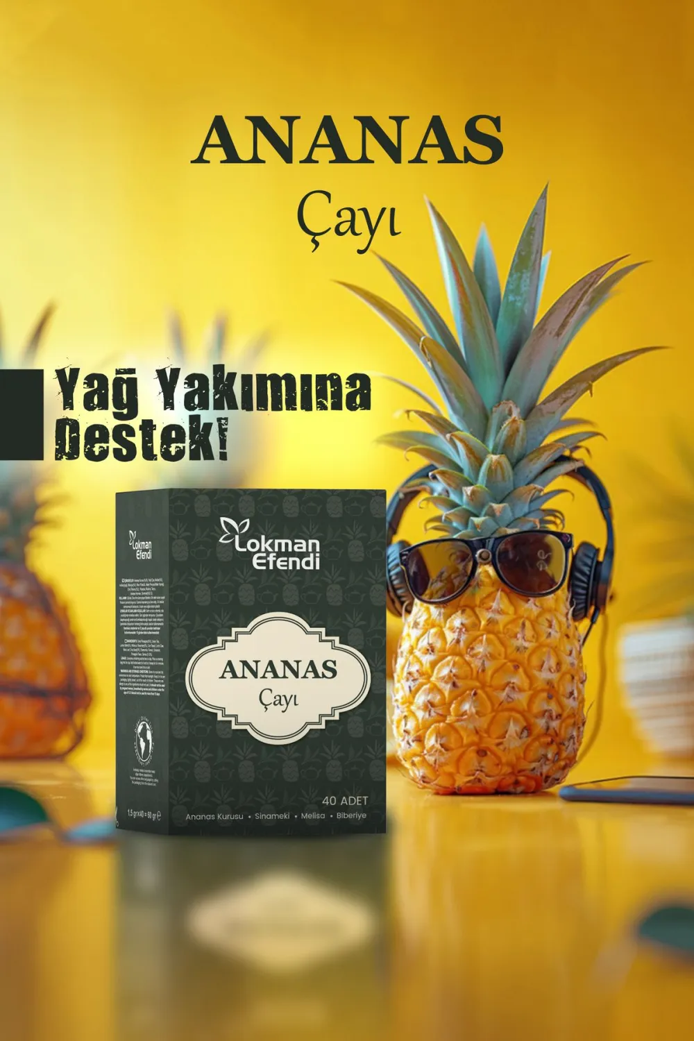 Lokman Efendi Anans Çayı 40'lı Süzen Poşet