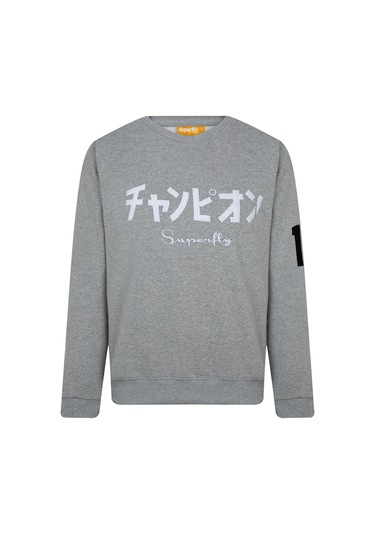 Superfly Men Sweat-1 Gri Erkek Sweatshirt 000000000101391112 Gri