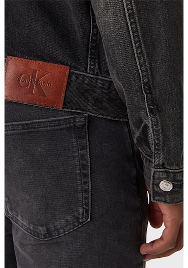Calvin Klein Erkek Kot Ceket Lv04re765g 2u4 Siyah Siyah Calvin Klein Erkek Kot Ceket Lv04re765g 2u4 Siyah Siyah