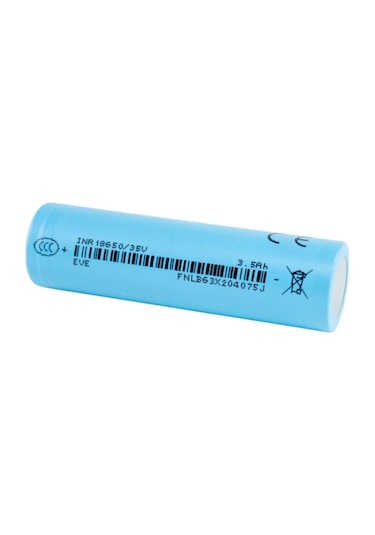 Eve 18650 3.7v Volt 3500 Mah 3c 35v Lityum Şarj Edilebilir 10 Adet Pil Batarya