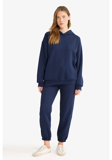 Defacto Relax Fit Kapüşonlu Basic Düz Kalın Sweatshirt D9935ax25wnnv251 Lacivert Defacto Relax Fit Kapüşonlu Basic Düz Kalın Sweatshirt D9935ax25wnnv251 Lacivert