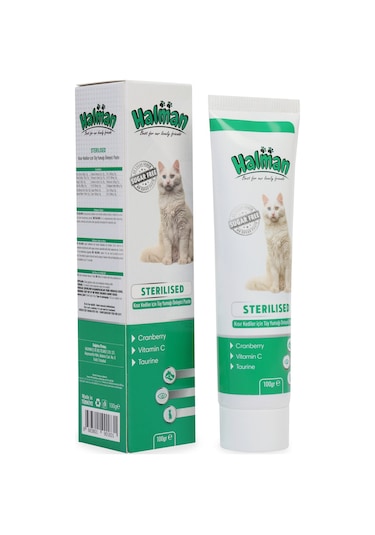 Halman Sterilised Paste Kısır Kediler İçin Tüy Yumağı Önleyici Macun 100 G