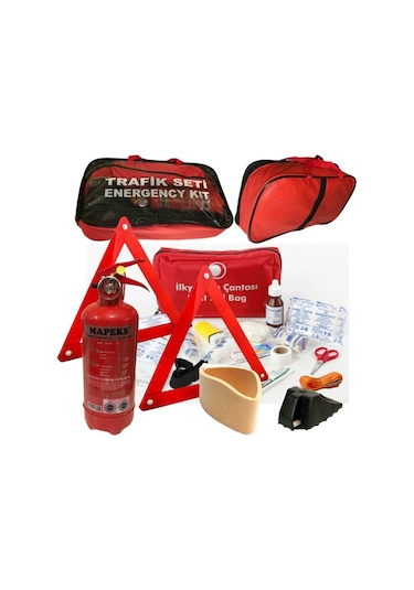 Trafik Seti kriko bijon Anahtarı 3lü Full Set Yönetmeliğe Uygun