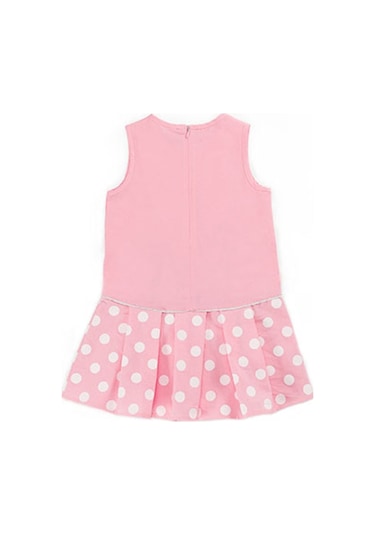 Denokids Havuç Delisi Elbise Pembe