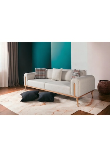 Neva Koltuk Takımı 3+3 Bej