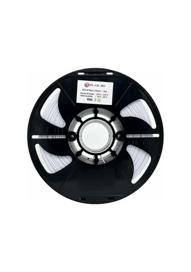 Elas 1.75 Mm Beyaz Petg Filament 1kg