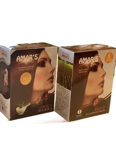 Amar's Henna Kına İçeren Saç Boyası 6 x 10 G