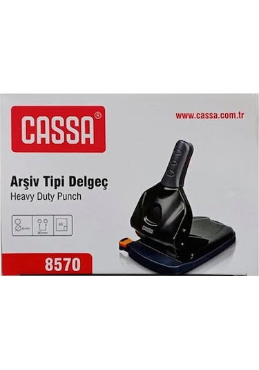 Cassa Arşiv Tipi Delgeç Siyah 65 Sayfa Siyah