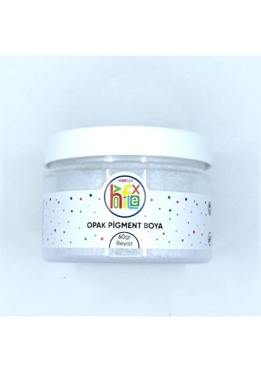 Epoksi Reçine  Pigment Opak Toz Boya Beyaz Renk 60 G